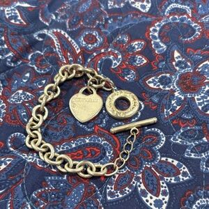 Tiffany & Co. Gold Charm Bracelet